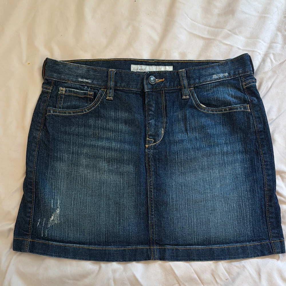 Denim Mini Skirt